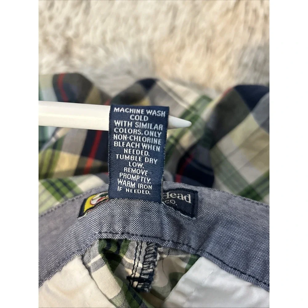 Vintage Duck Head Jeans Plaid Bermuda Shorts Golf Preppy Size 30‎